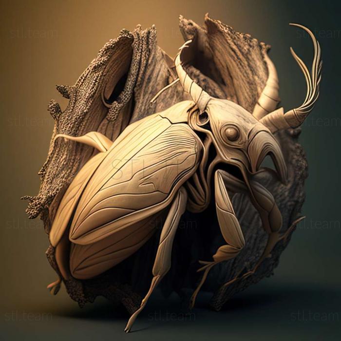 3D модель Pterostichus adelphus (STL)